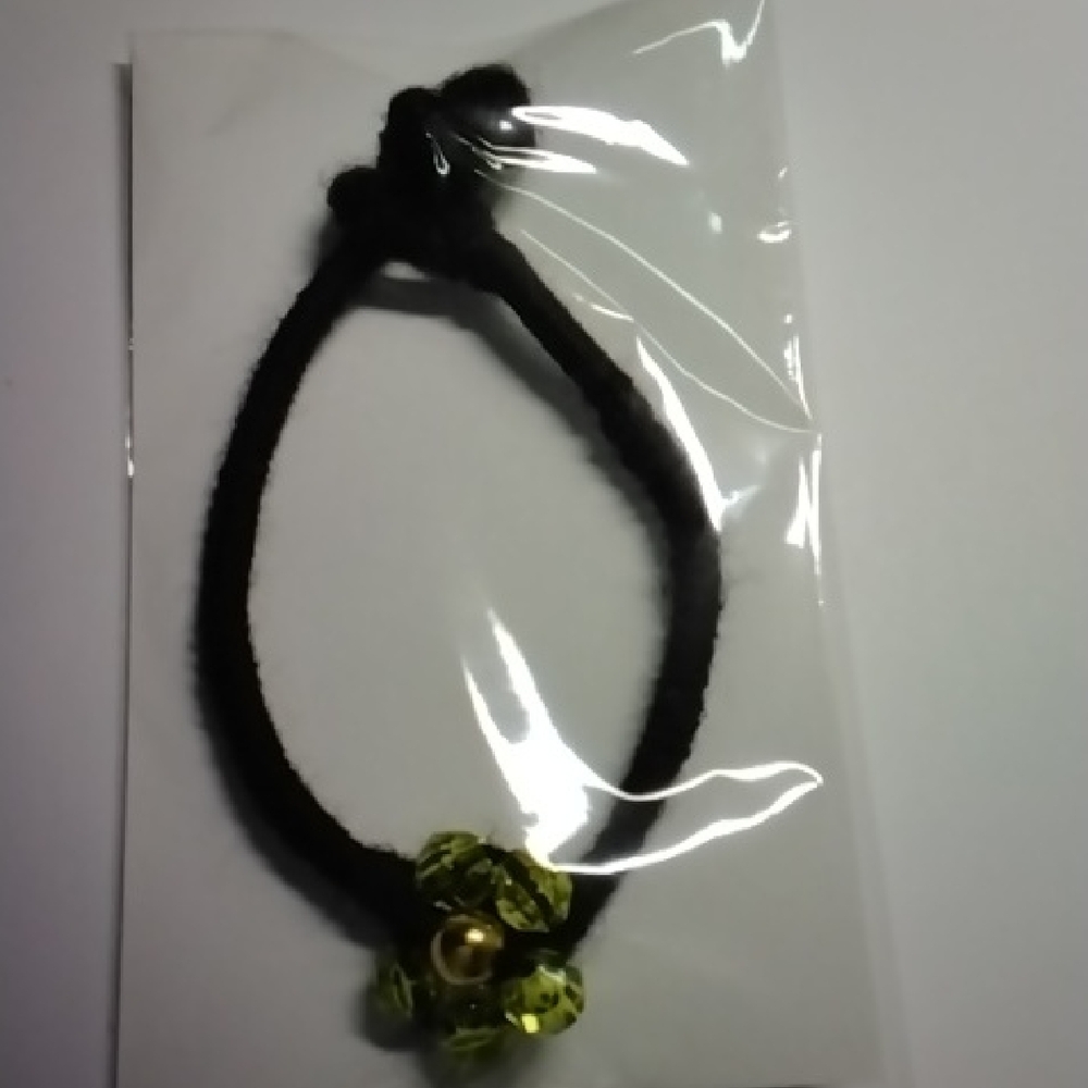 Lorena Espinoza Design Black and Green Bracelet